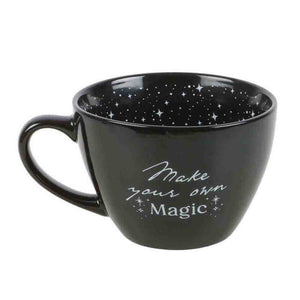 The Fashion Gift Shop: Make Your Own Magic Black Mug with Stars and Moon Design by Spirit of equinox, Mugs and Cups