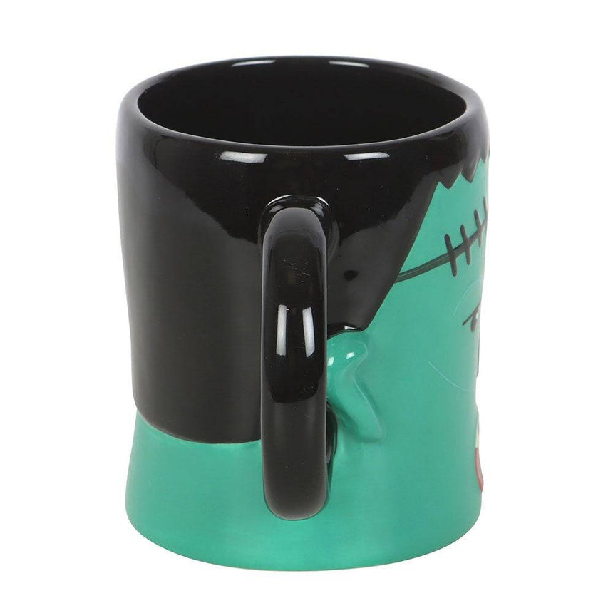 The Fashion Gift Shop: Monster Mash Frankenstein Monster Head Novelty Fun Mug by Jones Home & Gifts, Mugs and Cups