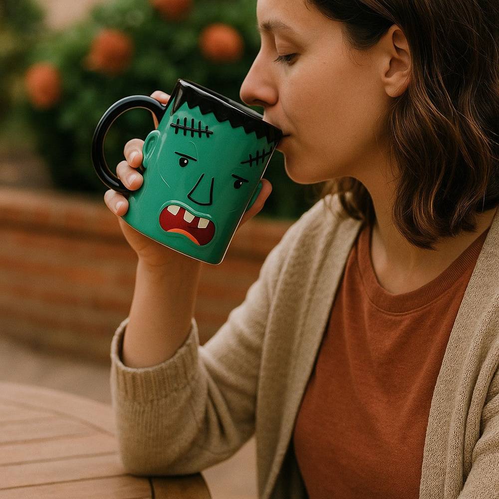 Monster Mash Frankenstein Monster Head Novelty Fun Mug - The Fashion Gift Shop by Jones Home & Gifts