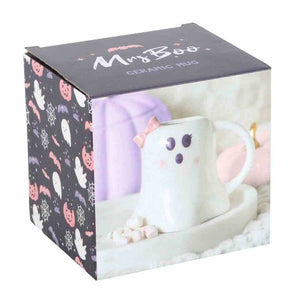 The Fashion Gift Shop: Mr And Mrs Boo Ghost Shaped Mugs For Halloween Fun by Spirit of equinox, Mugs and Cups