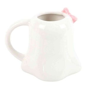 The Fashion Gift Shop: Mr And Mrs Boo Ghost Shaped Mugs For Halloween Fun by Spirit of equinox, Mugs and Cups
