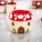 Mushroom House Resin Tealight Holder.