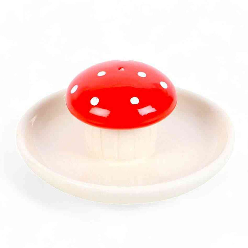 The Fashion Gift Shop: Mushroom Incense Stick Holder, Fragrance Mushroom Decor by Jones Home & Gifts, Incense Holders