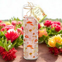 Mushroom Print Enchanted Forest Tube Candle