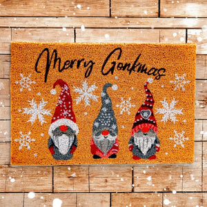 Natural Merry Gonkmas Christmas Doormat - The Fashion Gift Shop Door Mats by Jones Home & Gifts