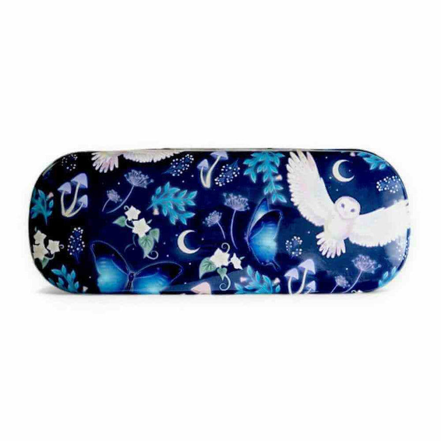 The Fashion Gift Shop: Night Flight Owl Sky Print Glasses Case by Jones Home & Gifts, Eyewear Cases & Holders