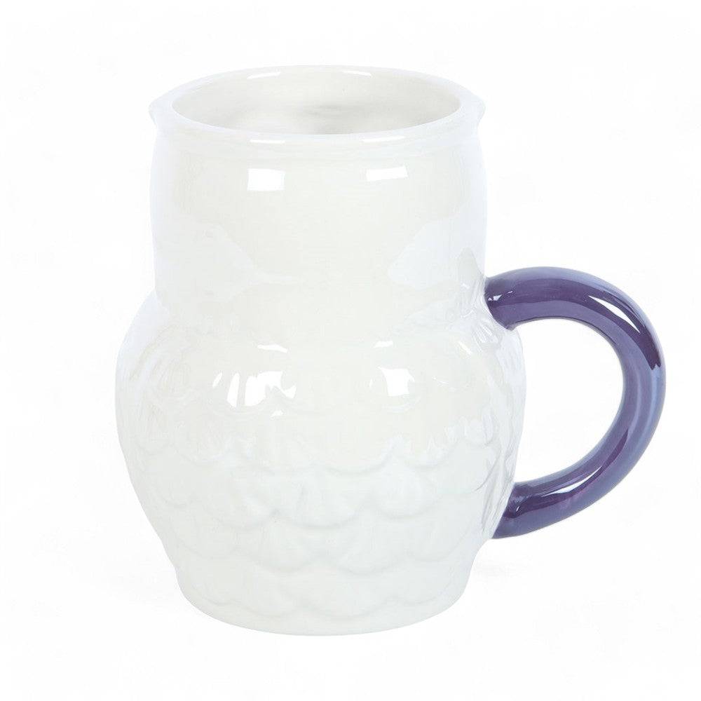 Night Owl Shaped Iridescent Mug - The Fashion Gift Shop Mugs and Cups by Jones Home & Gifts