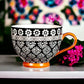 Nisha Teacup, Geometric Pattern Cup - Coffee & Tea Cups by Sass & Belle