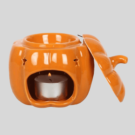 The Fashion Gift Shop: Orange Pumpkin Oil Burner and Wax Melt Warmer by Spirit of equinox, Oil Burner & Wax Melters