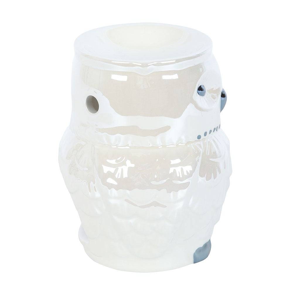 Owl Shaped Iridescent Oil Burner and Wax Warmer - Oil Burner & Wax Melters by Spirit of equinox