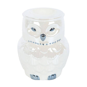 The Fashion Gift Shop: Owl Shaped Iridescent Oil Burner and Wax Warmer Decor by Spirit of equinox, Oil Burner & Wax Melters