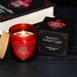 The Fashion Gift Shop: Passion Infusion Raspberry Gem Crystal Sented Candle by Spirit of equinox, Candles