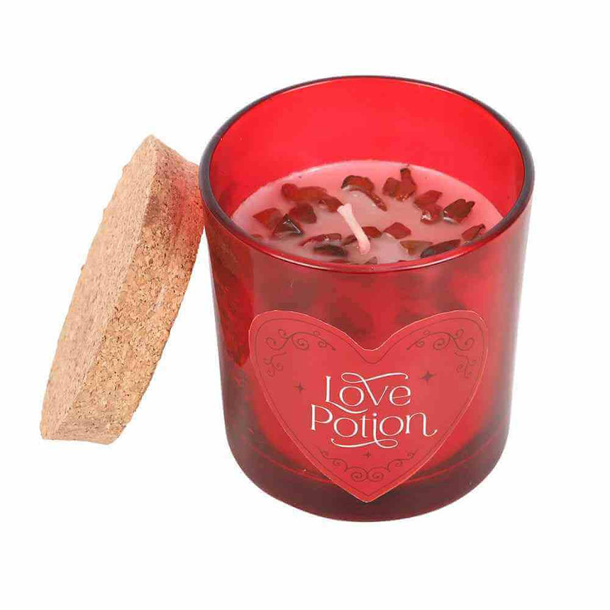 The Fashion Gift Shop: Passion Infusion Raspberry Gem Crystal Sented Candle by Spirit of equinox, Candles