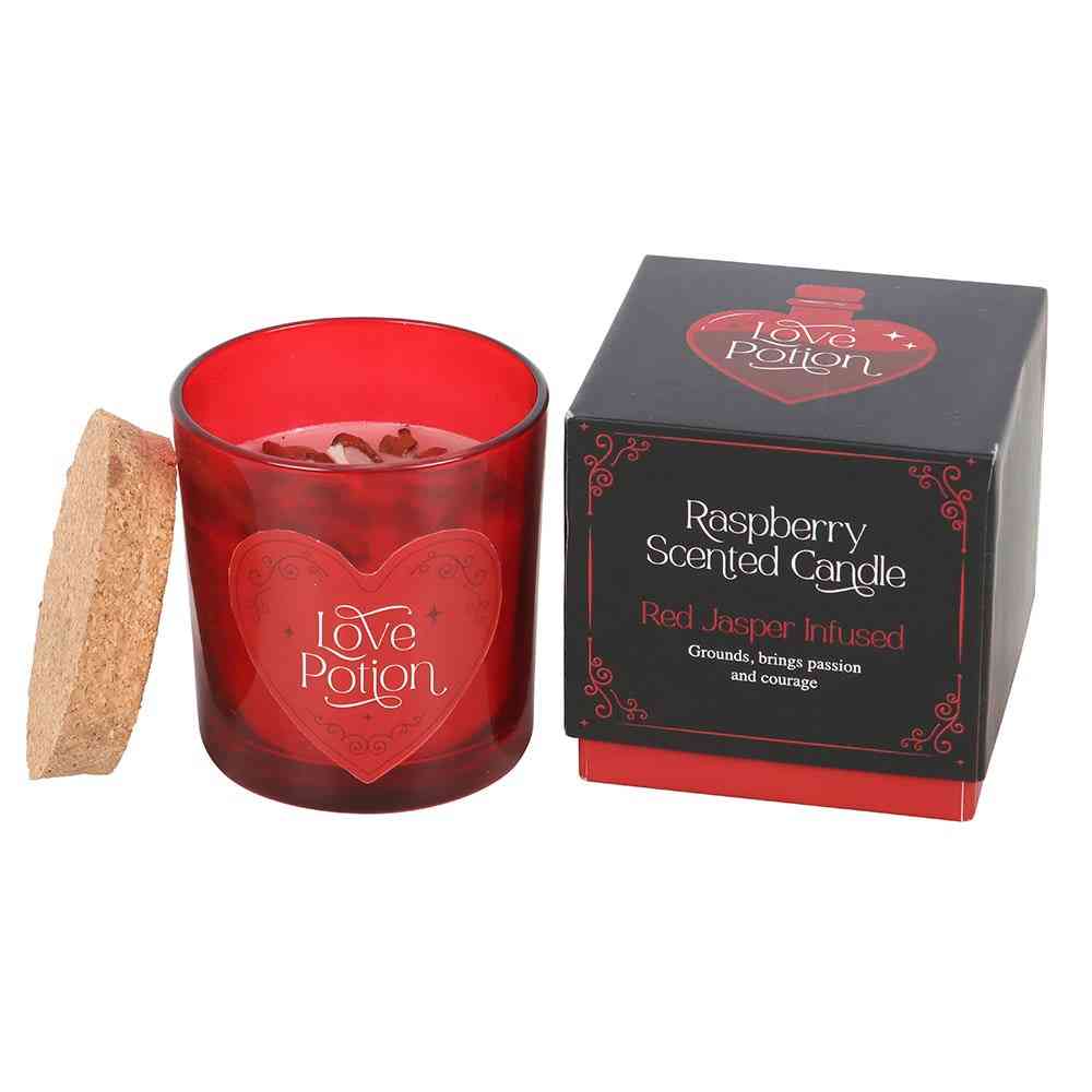 Passion Infusion Raspberry Gem Crystal Sented Candle - The Fashion Gift Shop by Spirit of equinox