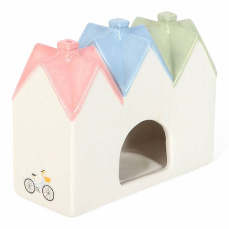 The Fashion Gift Shop: Pastel House Incense Cone Burner and Tealight Holder by Jones Home & Gifts, Tea Light Holder