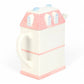 Pastel House Shaped Teapot, Storybook Cottage Design For Tea Lovers - The Fashion Gift Shop by Jones Home & Gifts