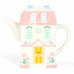 Pastel House Shaped Teapot, Storybook Cottage Design For Tea Lovers - The Fashion Gift Shop by Jones Home & Gifts