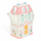 Pastel House Shaped Teapot, Storybook Cottage Design For Tea Lovers - The Fashion Gift Shop by Jones Home & Gifts