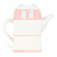 Pastel House Shaped Teapot, Storybook Cottage Design For Tea Lovers - The Fashion Gift Shop by Jones Home & Gifts