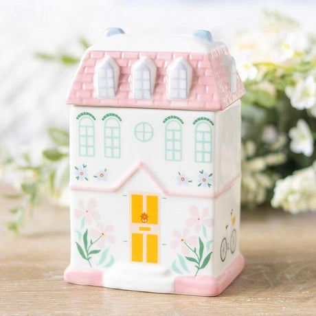 The Fashion Gift Shop: Pastel Town House Oil Burner and Wax Warmer Mothers Day Deco Gift by Jones Home & Gifts, Oil Burner & Wax Melters