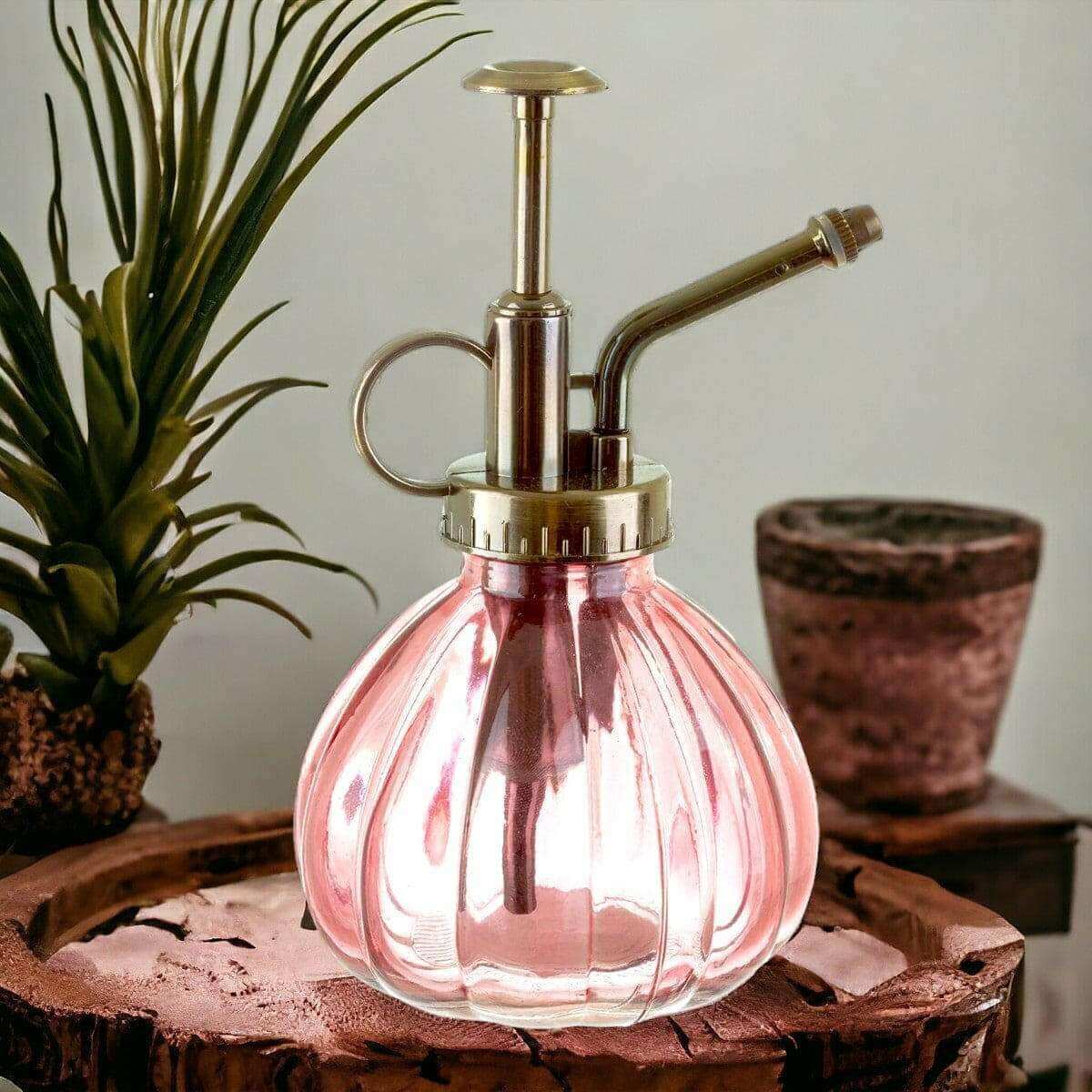 Pink Glass Plant Mister by Sass and Belle