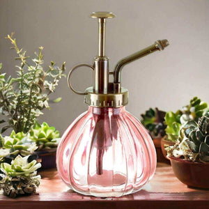The Fashion Gift Shop: Pink Glass Plant Mister by Sass and Belle, Plant Mister