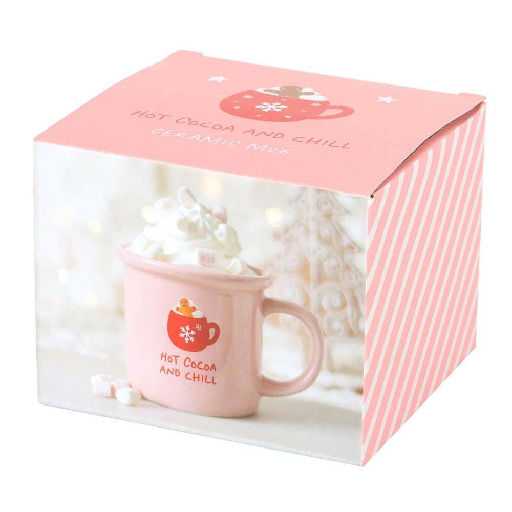 Pink Hot Cocoa and Chill Mug  Jones Home & Gifts  The Fashion Gift Shop .