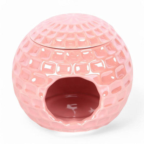 The Fashion Gift Shop: Pink Retro Disco Ball Oil Burner, Retro Rodeo Collection by Jones Home & Gifts, Oil Burner & Wax Melters