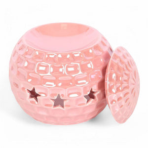 Pink Retro Style Disco Ball Oil Burner, Retro Rodeo Collection - The Fashion Gift Shop Oil Burner & Wax Melters by Jones Home & Gifts