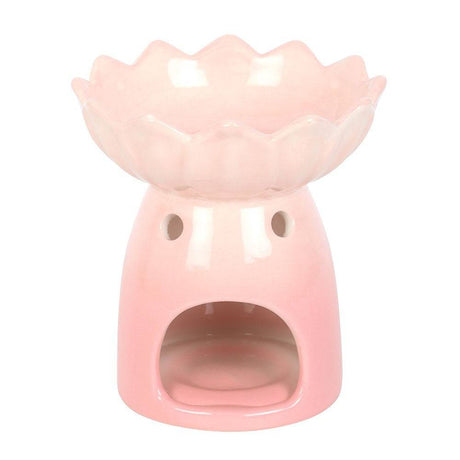 The Fashion Gift Shop: Pink Water Lily Oil Burner and Wax Warmer by Jones Home & Gifts, Oil Burner & Wax Melters