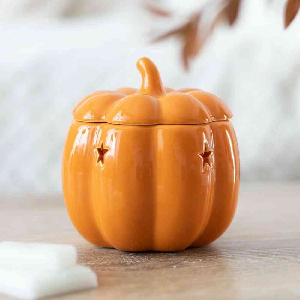 The Fashion Gift Shop: Orange Pumpkin Oil Burner and Wax Melt Warmer by Spirit of equinox, Oil Burner & Wax Melters
