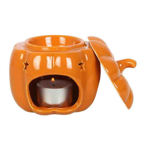 The Fashion Gift Shop: Orange Pumpkin Oil Burner and Wax Melt Warmer by Spirit of equinox, Oil Burner & Wax Melters