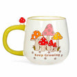 The Fashion Gift Shop: Mushroom Cottage Garden Mug - Retro Keep Growing by Sass and Belle, Mugs and Cups