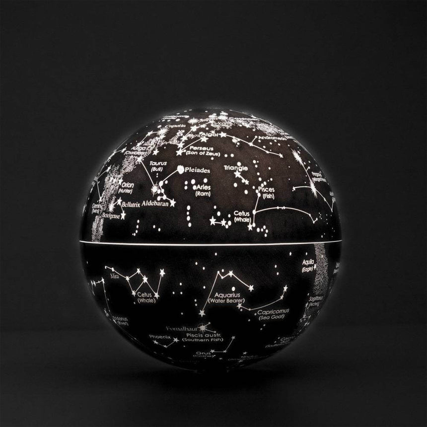 The Fashion Gift Shop: Revolving Night Sky Globe, Light - Up Constellation Globe by SuckUK, Worlds Globes