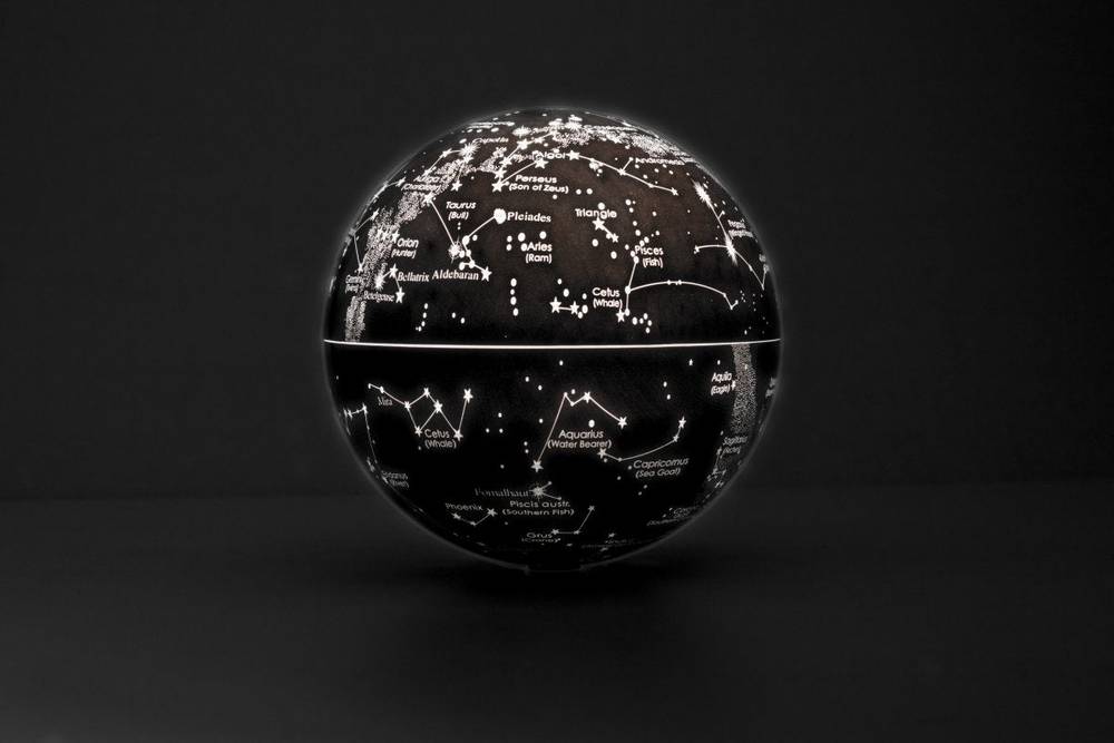 Revolving Night Sky Globe, Light - Up Constellation Globe - The Fashion Gift Shop by SuckUK