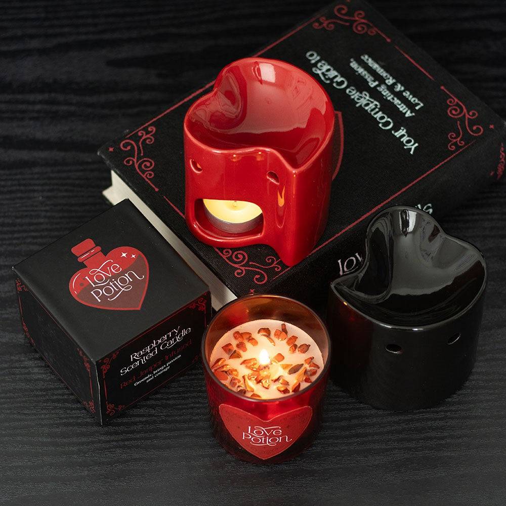 Romantic Gothic Heart Oil Burner & Wax Melter - The Fashion Gift Shop by Spirit of equinox