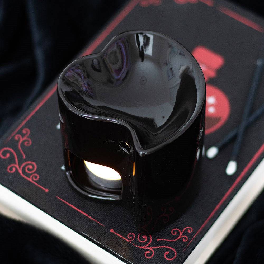 Romantic Gothic Heart Oil Burner & Wax Melter - The Fashion Gift Shop Oil Burner & Wax Melters by Spirit of equinox