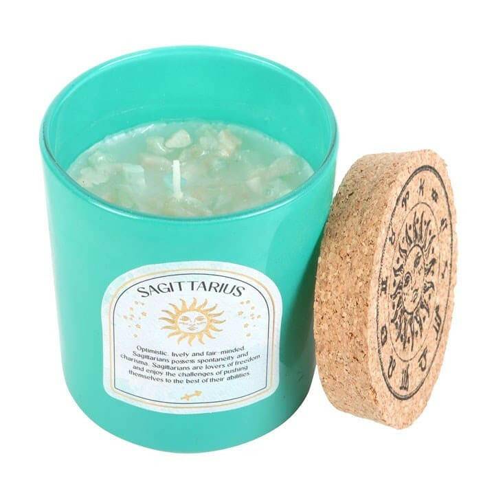 Sagittarius Ylang Ylang & Amber Gemstone Zodiac Candle  Jones Home & Gifts  The Fashion Gift Shop .