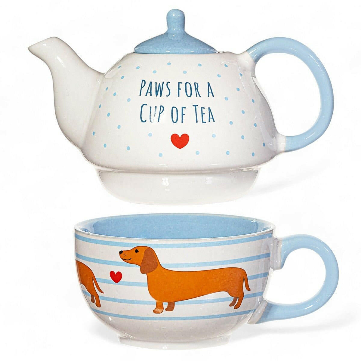 Sausage Dog Tea for One - Tea Pot and Cup Set  Sass & Belle  The Fashion Gift Shop .