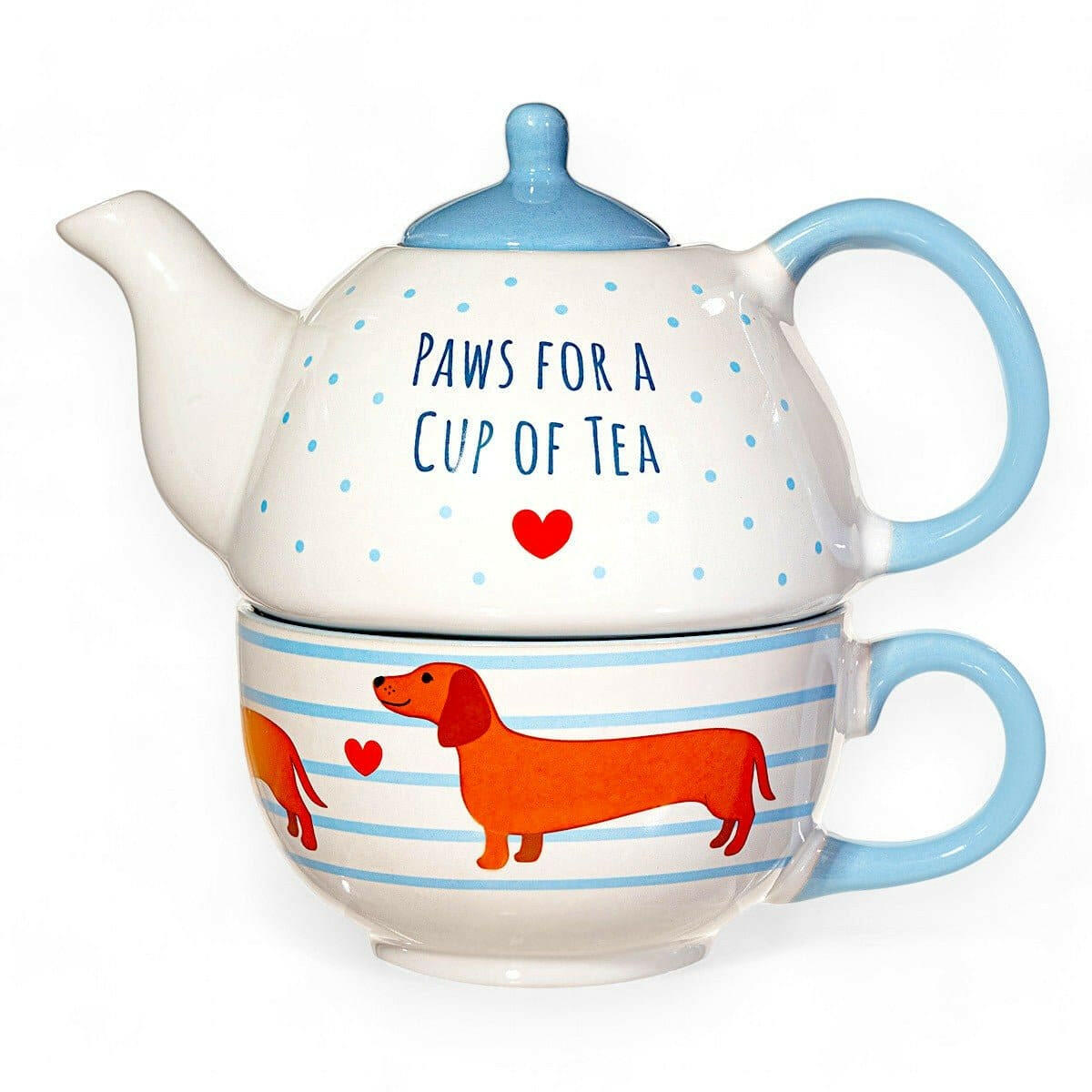 Sausage Dog Tea for One - Tea Pot and Cup Set  Sass & Belle  The Fashion Gift Shop .