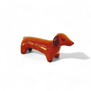 Sausage Dog Token in Box, Stocking Filler, Secret Santa Gifts.