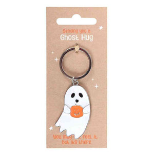 The Fashion Gift Shop: Sending You A Ghost Hugs Keyring for Comfort On The Go by Spirit of equinox, Bag Charms & Keyrings