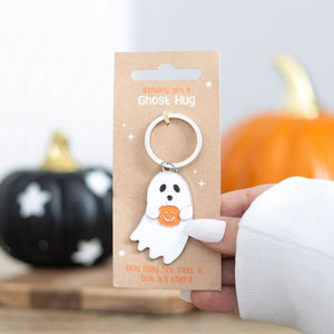 Sending You A Ghost Hugs Keyring for Comfort On The Go - The Fashion Gift Shop Bag Charms & Keyrings by Spirit of equinox