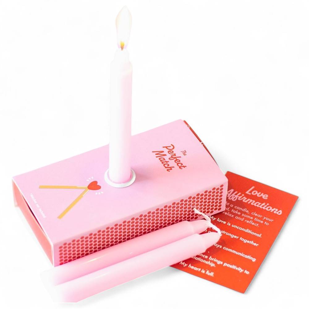 Set of 3 Love Affirmation Mindfulness Candles in a Box with Holder - The Fashion Gift Shop Candles by Jones Home & Gifts