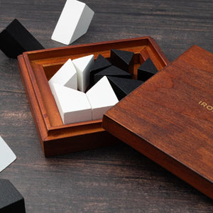 The Fashion Gift Shop: Shapeshifter Iron & Glory Deluxe Wooden Tangram Puzzle by Iron and Glory, Games & Puzzles