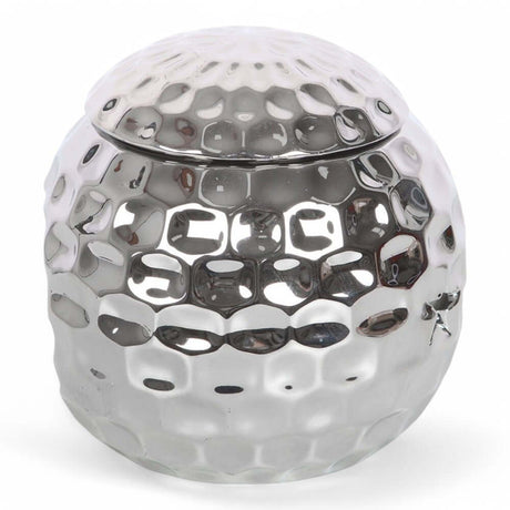The Fashion Gift Shop: Silver Retro Sparkle Disco Ball Oil Burner, Retro Rodeo Collection by Jones Home & Gifts, Oil Burner & Wax Melters