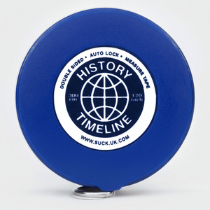 The Fashion Gift Shop: 10ft World History Measuring Tape – Unique Educational Gift 📏🌍 by SuckUK, Gadgets