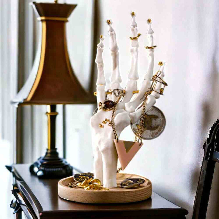 The Fashion Gift Shop: Skeleton Hand Jewellery Holder Tidy by Suck UK Premium Gift by SuckUK, Jewellery Dish