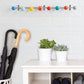 Solar System Hooks, Solid Metal Coat Rack with Colourful Wooden Planets - The Fashion Gift Shop by SuckUK