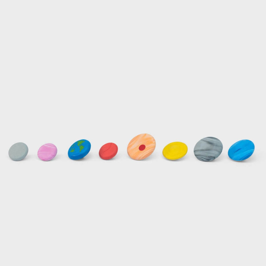 The Fashion Gift Shop: Solar System Planets Transformed into 8 Erasers by SuckUK, Pen & Pencil Cases